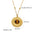 Wholesale  yellow tiger stone series stainless steel necklace