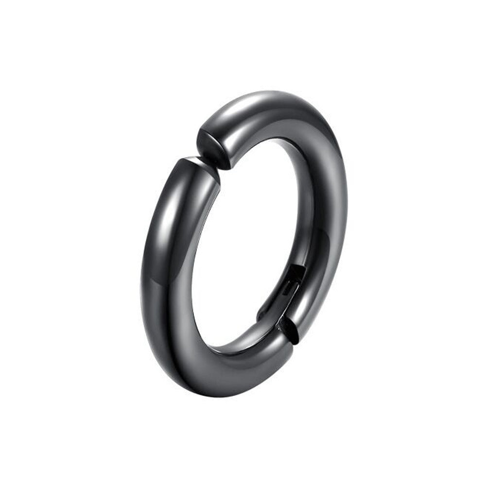 Wholesale 10pcs titanium steel ear clip without ear hole earrings