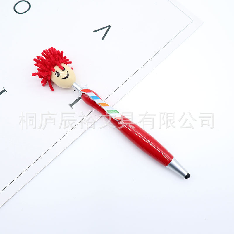 Wholesale  Retro Children's Fun Fried Mr. Mao Touch Screen Ballpoint Pen