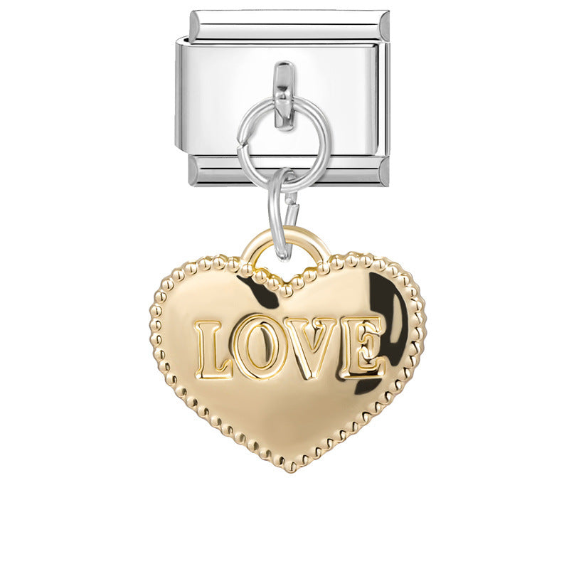 Wholesale Charms steel bottom detachable bracelet module bracelet DIY