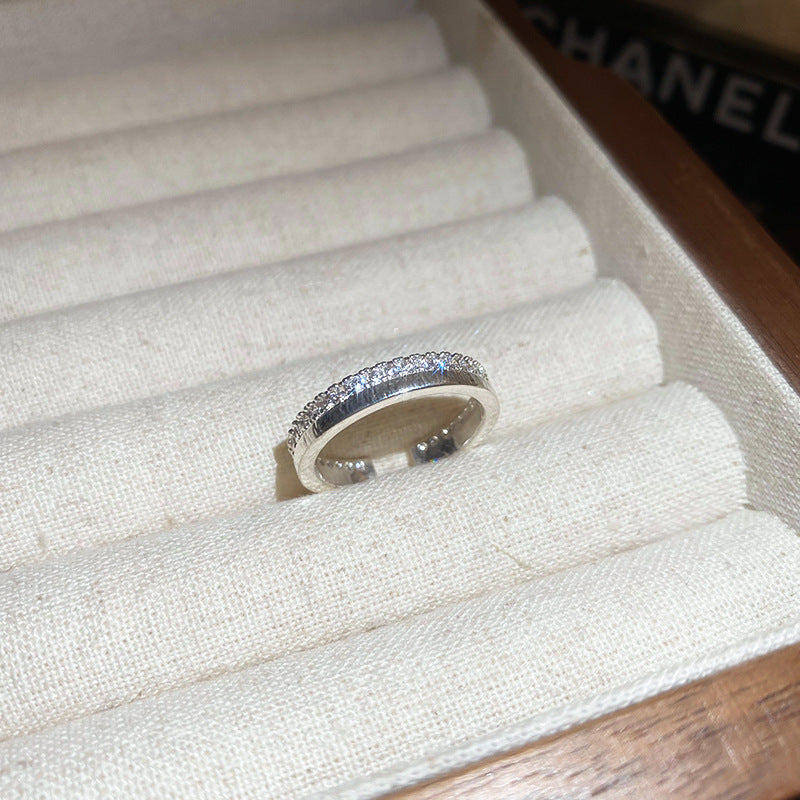 Wholesale zircon tiger eye open ring