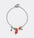 Wholesale Stainless steel oil dripping beaded multi-pendant colorful diamond bracelet