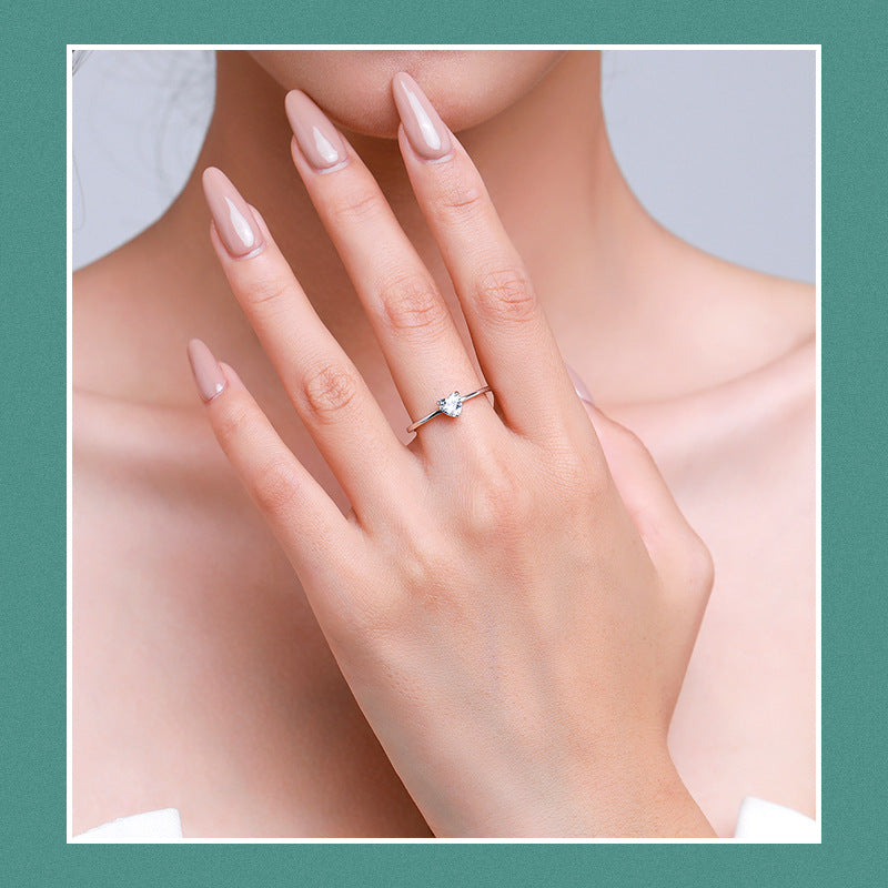 Wholesale s925 silver love ring