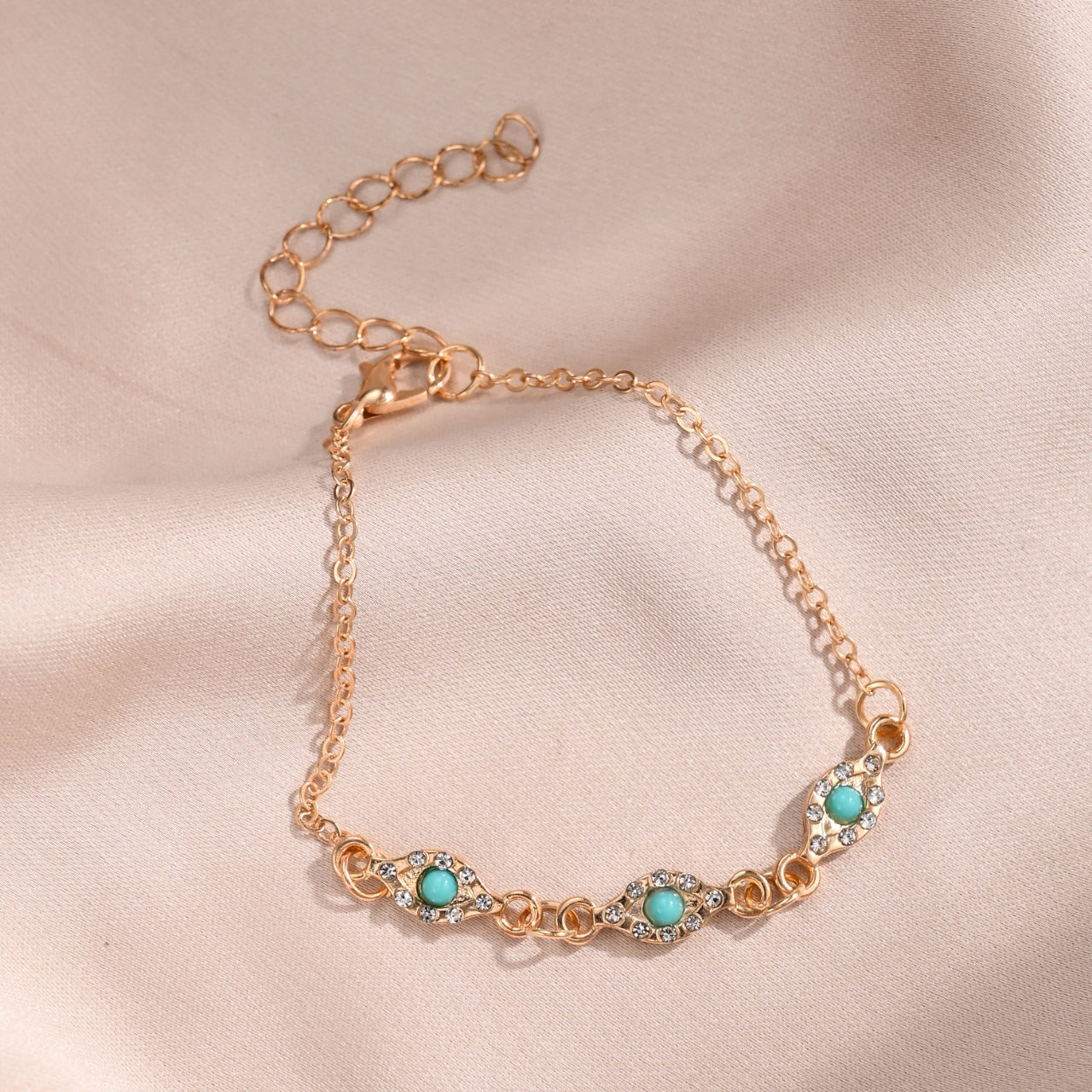 Braccialetti stile bohémien all'ingrosso Braccialetti retrò turchesi intarsiati in metallo