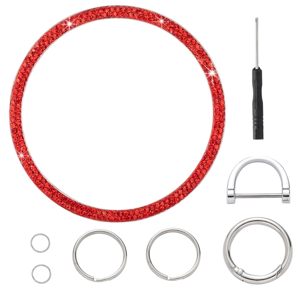 Wholesale Metal Diamond Bracelet Keychain ACC-KC-ZW007