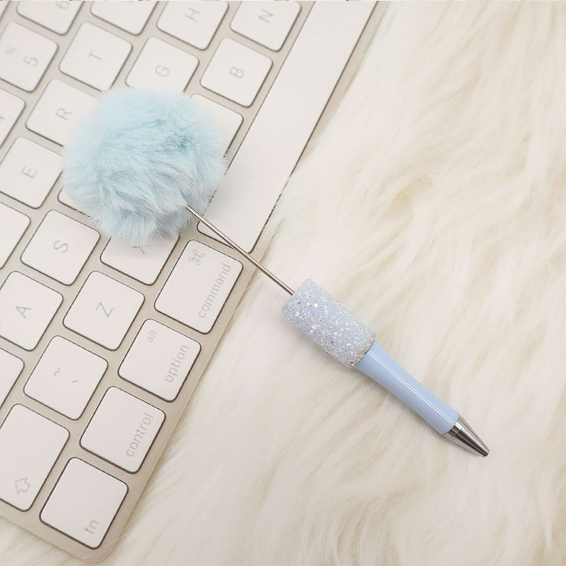 Wholesale Beadable Pens Sugar Gypsophila Hair Ball DIY Beaded Pen ACC-PN-CY004