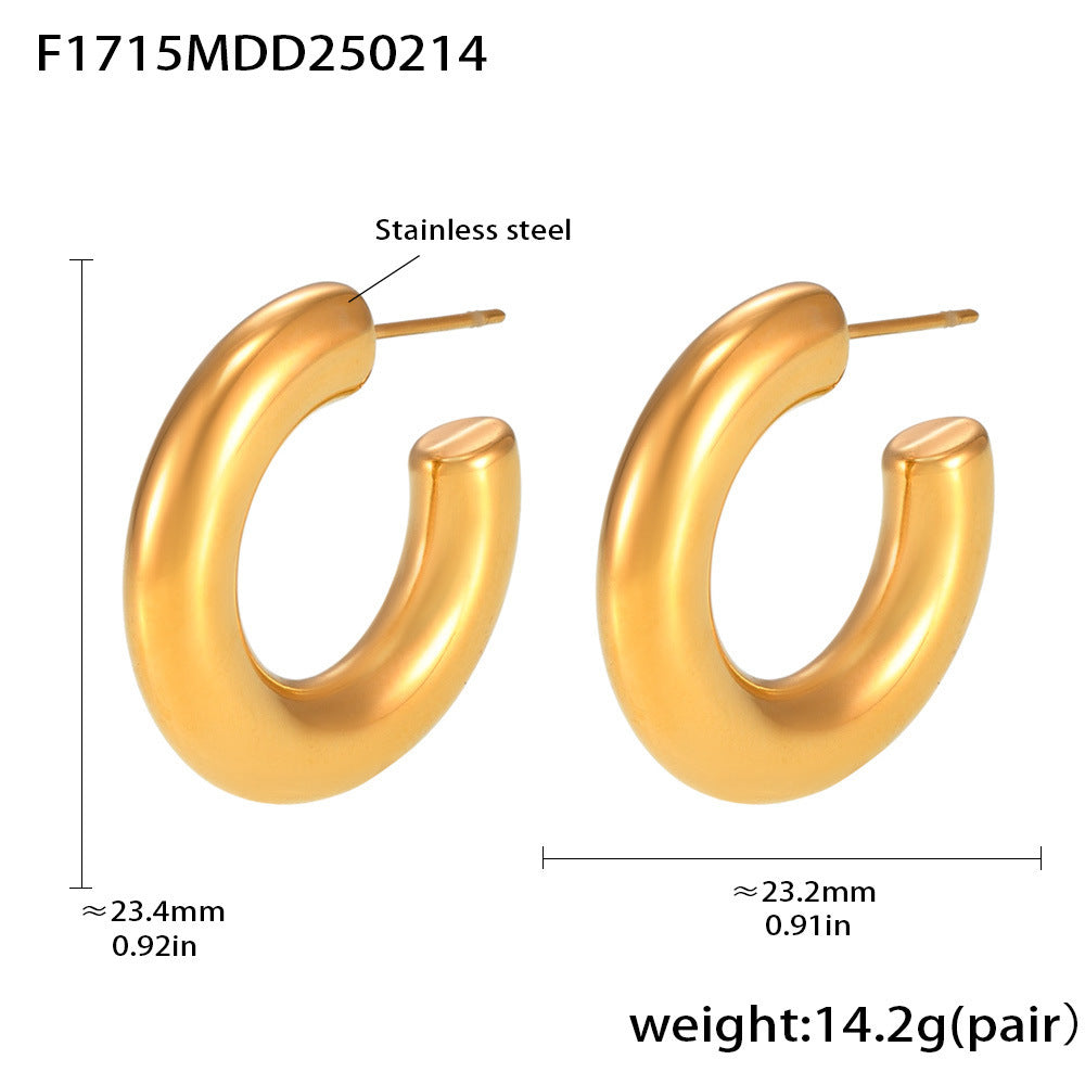 Wholesale Stainless steel  18K Gold Plated Elegant Ring