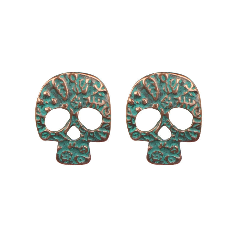 Wholesale  Skull  Web Earrings Dark Wind Style Alloy Jewelry Accessory Gift