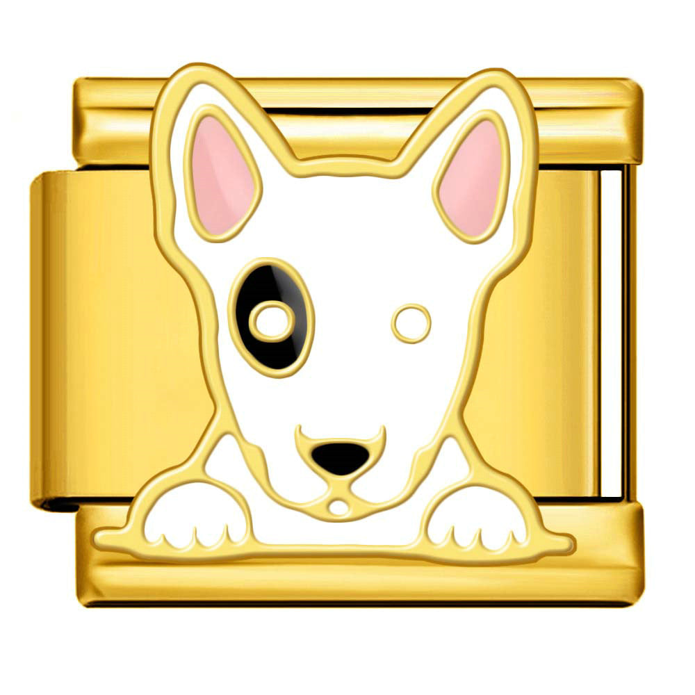 Wholesale 9mm Italian Charm Starter Bracelets DIY Cat and Dog Single Section Creative Stainless Steel Composable Bracelet