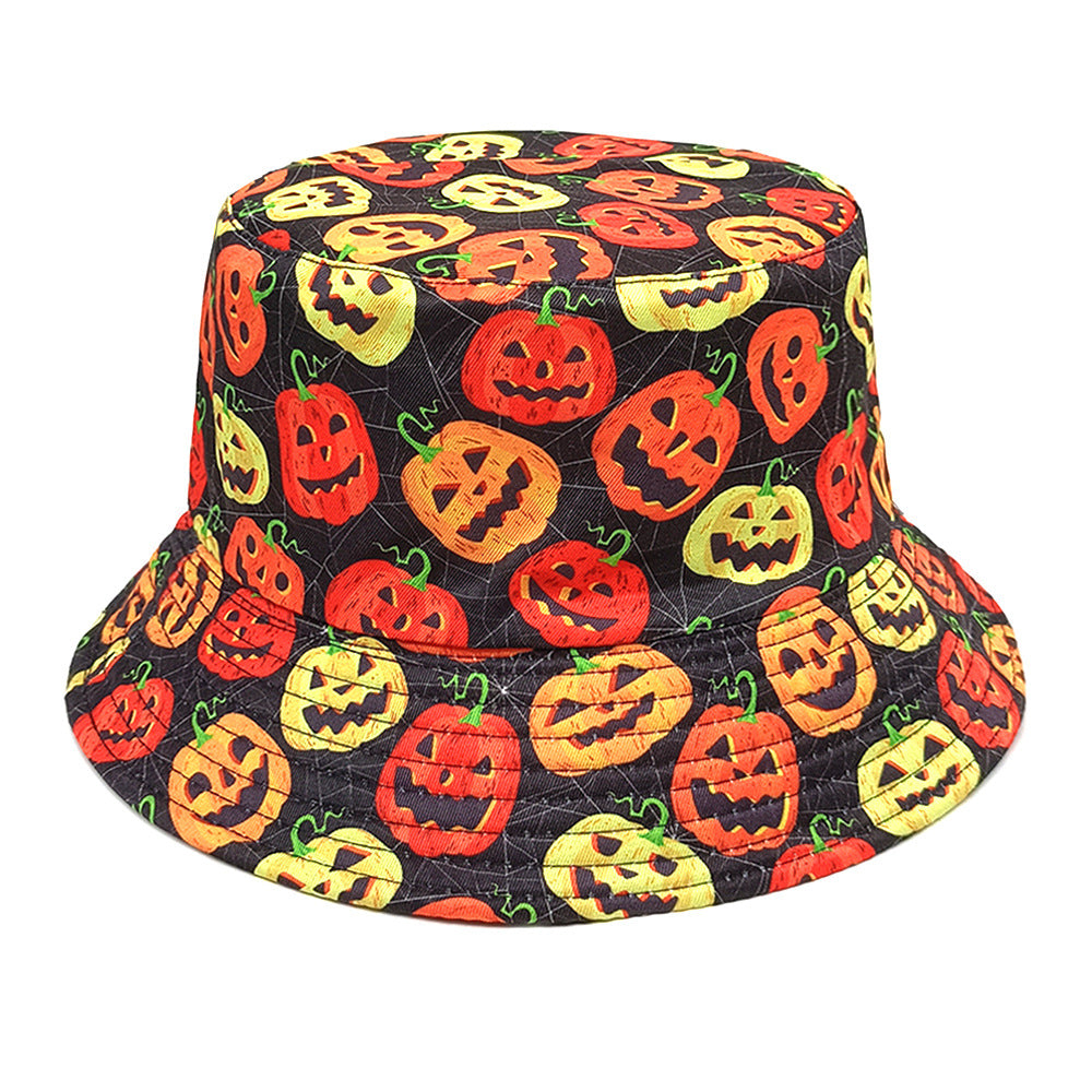 Wholesale  Pumpkin Print Bucket Hat