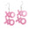 Wholesale Valentine's Day Love Hollow Heart-shaped earrings