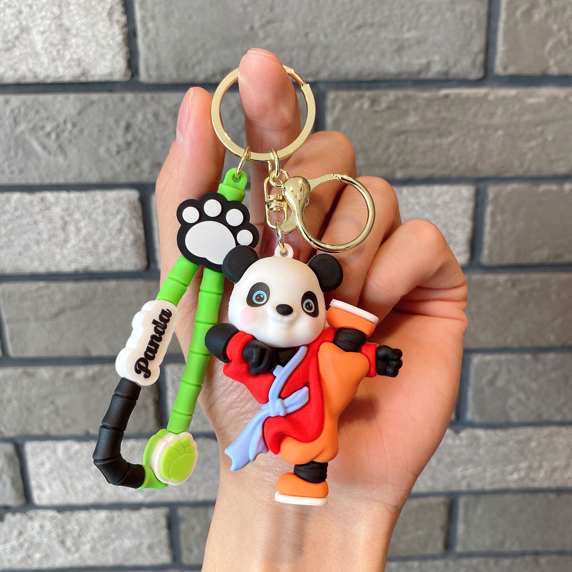 Wholesale Cartoon Cute Silicone Keychain ACC-KC-Lanb008