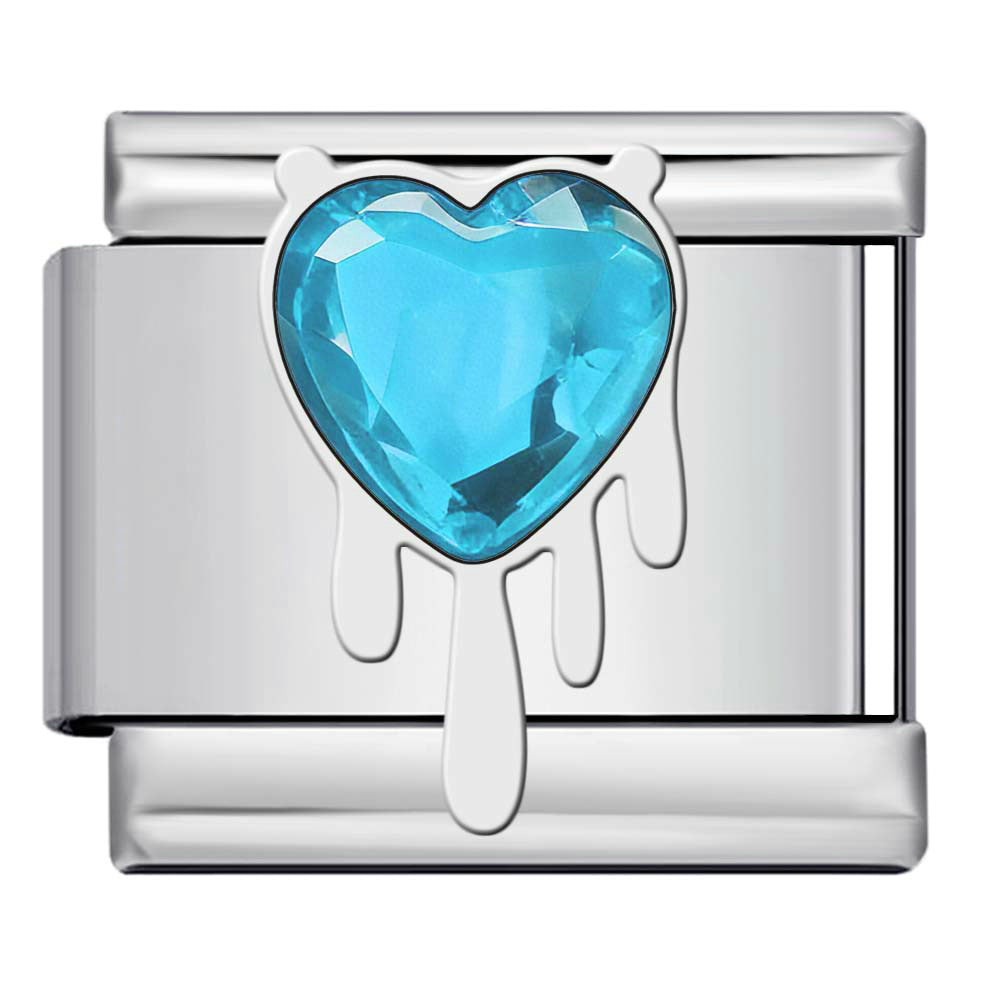 Wholesale 9mm Italian Charm Starter Bracelets DIY square Single Section Creative Stainless Steel Composable Bracelet