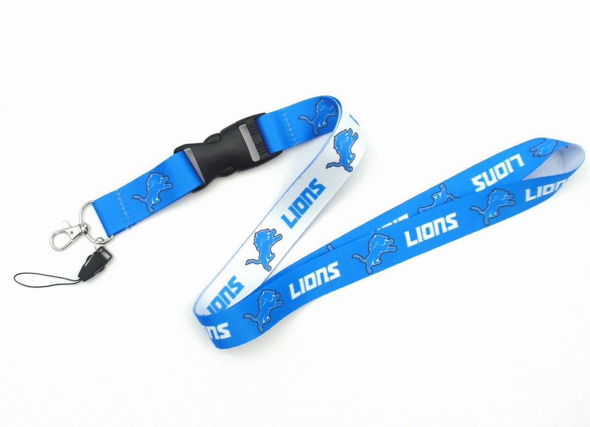 Wholesale Heat transfer football team Lanyard Keychain
