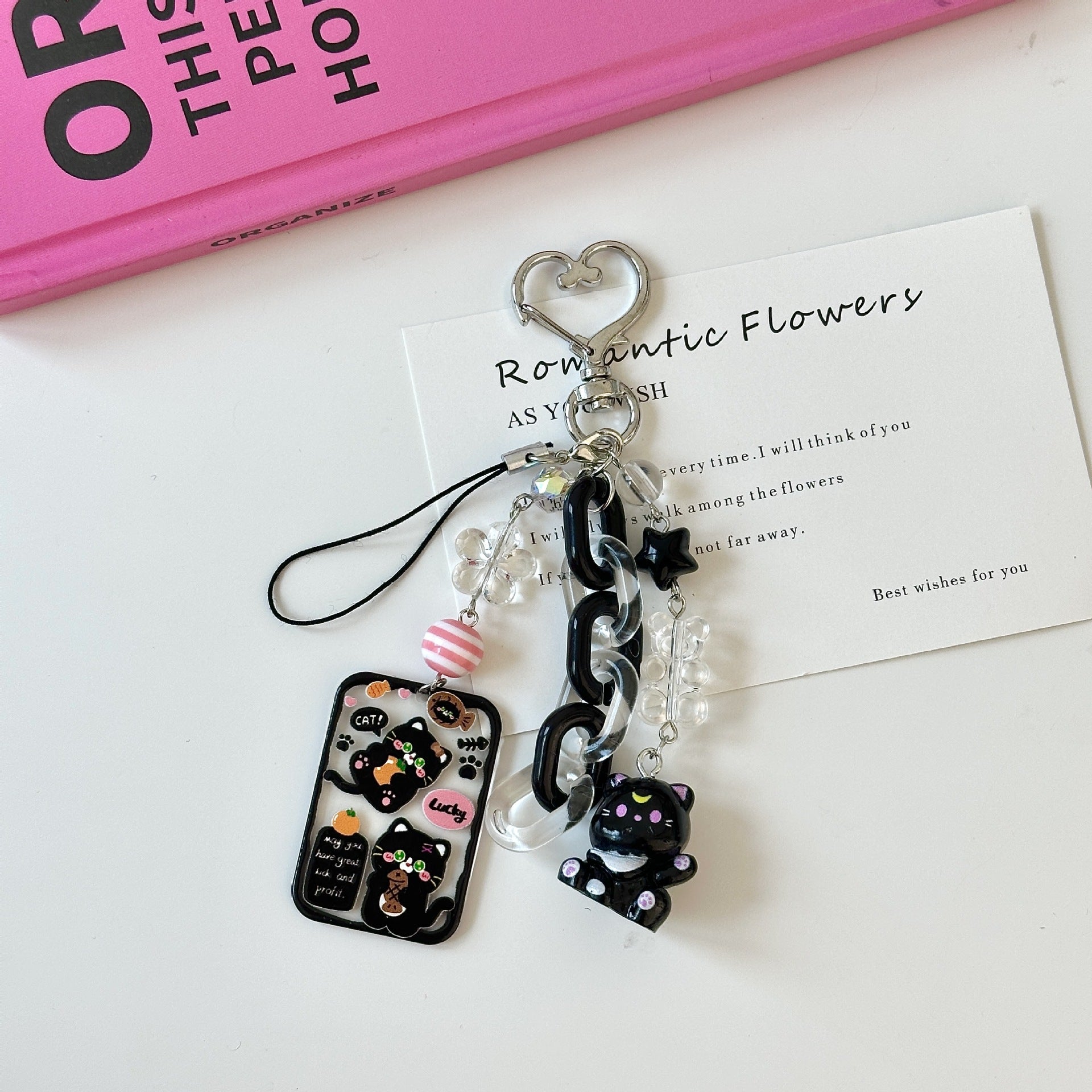 Wholesale  Black Cat Series Keychain