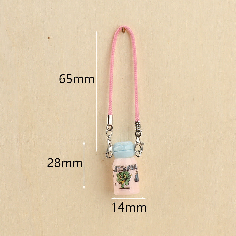 Wholesale Cute Mini Thermos Cup Keychain Pendant Doll Accessories
