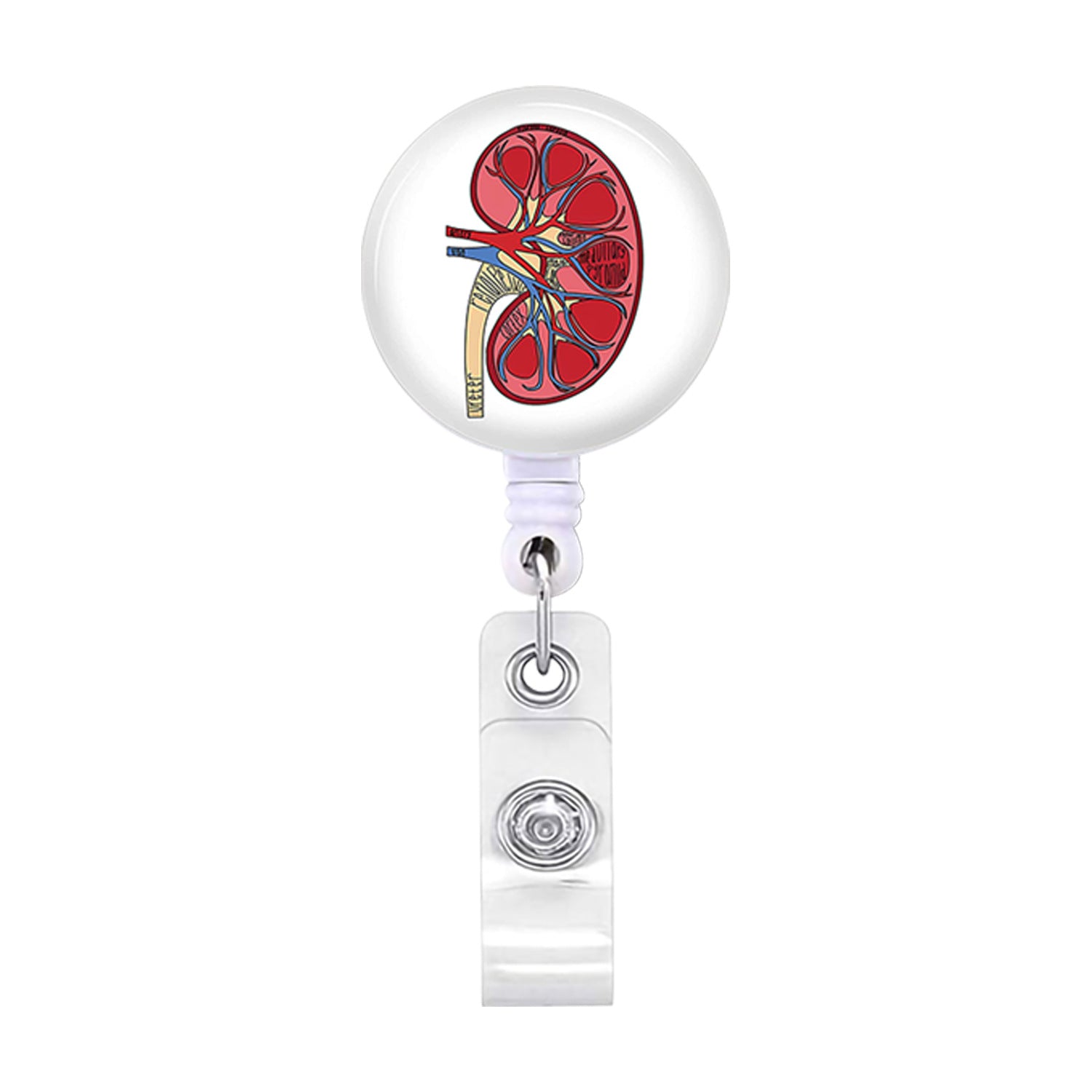 Wholesale Heart Spleen and Lung Brain Badge Reels