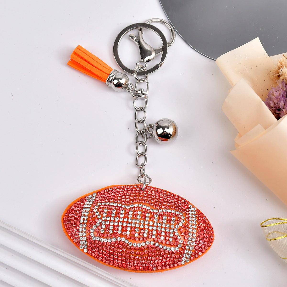 Wholesale creative  diamond keychain