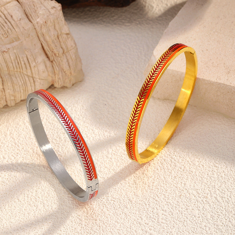 Wholesale electroplated stainless steel bracelet
