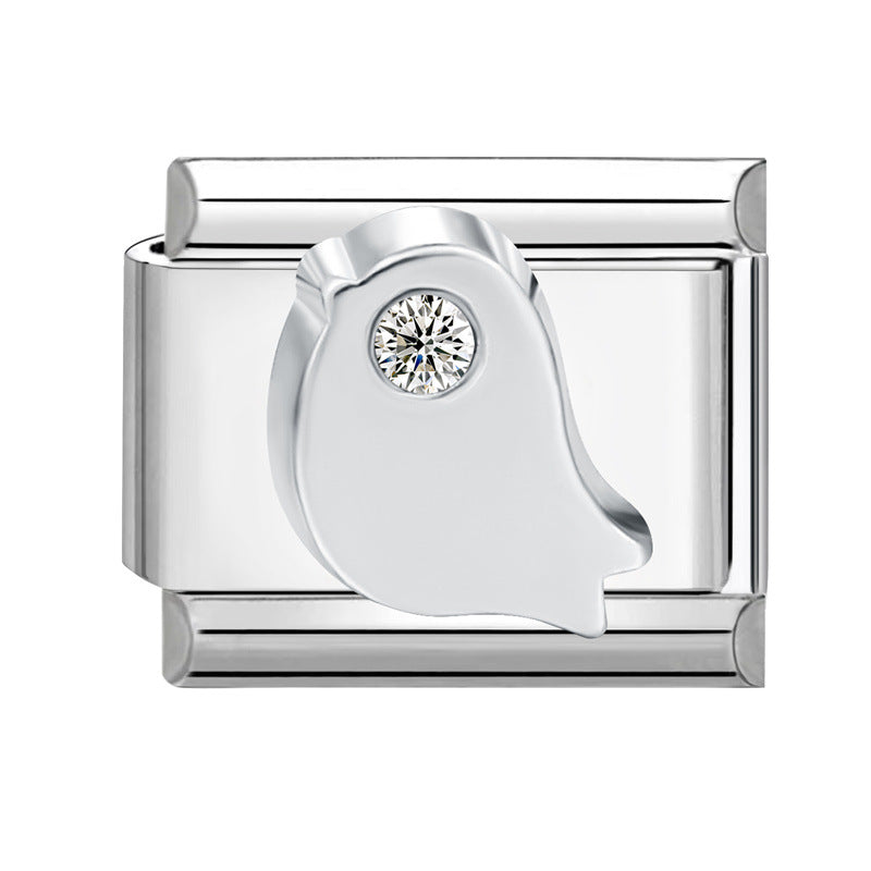 Wholesale Italian Charm Bracelet 9mm DIY Splicing Insect Series Stainless Steel Composable Bracelet