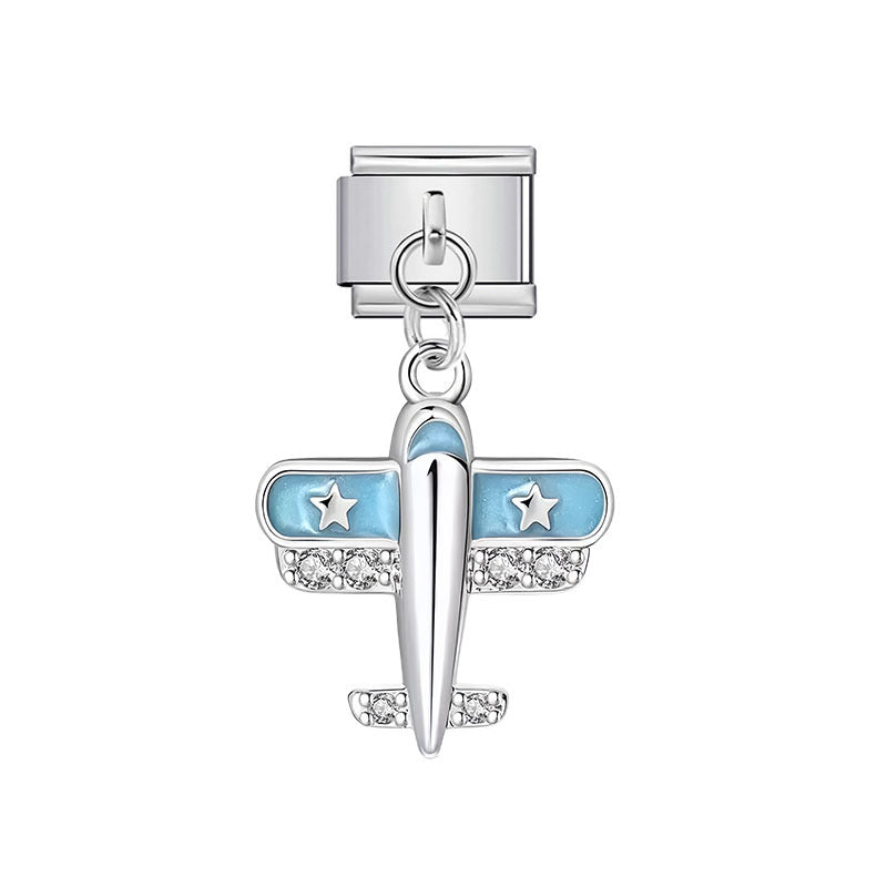 Wholesale Cartoon Mechanical Module Pendant - Stainless Steel DIY Fashion Accessory for Gift or Boutique Resale