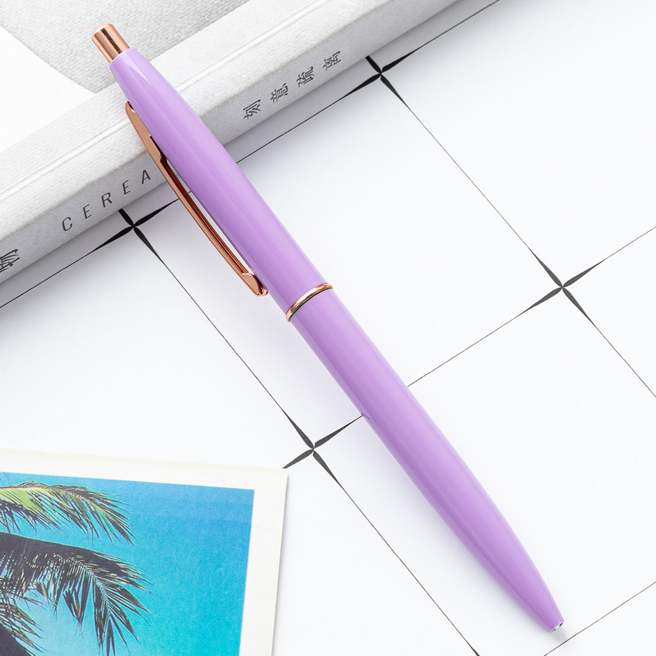 Wholesale Press Ballpoint Pen Multi-color Aluminum Rod Ballpoint Pen ACC-PN-HuaH040