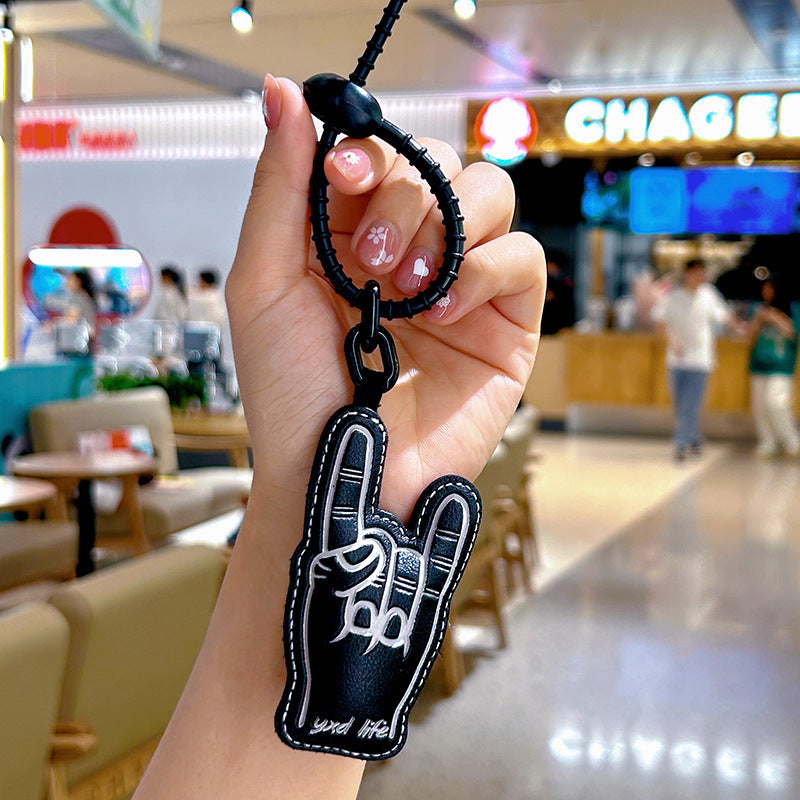 Wholesale Cool Black Cat Leather Keychain Cartoon Design Cute Bag Charm Fashion Accessory For Everyday Use And Boutique Resale