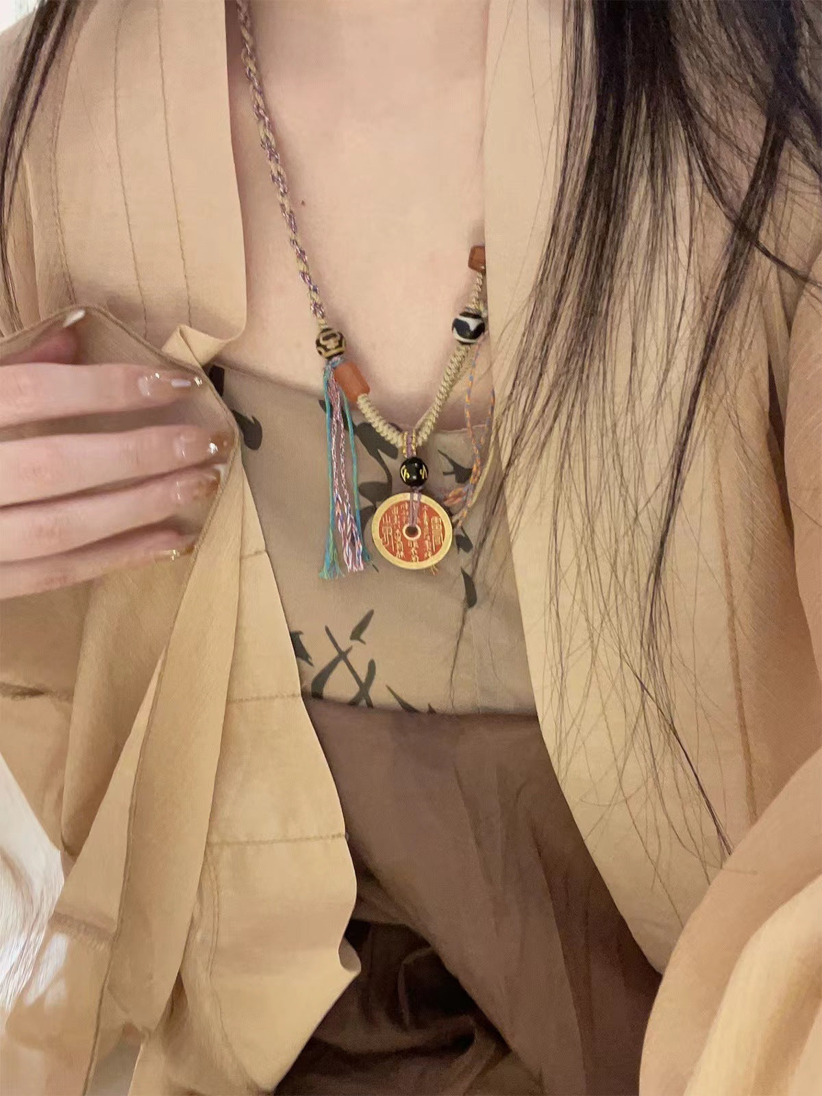 Wholesale Long Hemp Rope Necklace