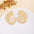 Wholesale Retro Flower Pearl Hollow Love Light Luxury Earrings