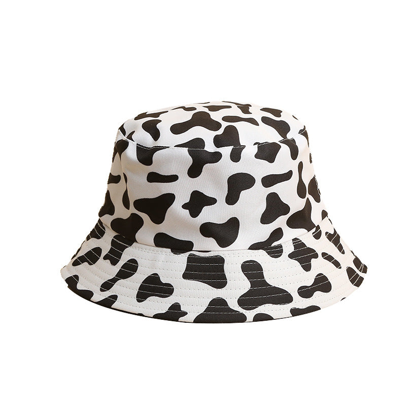 Wholesale Bucket Hat Cow Print Double Sided Casual Hat ACC-HT-DaQi007