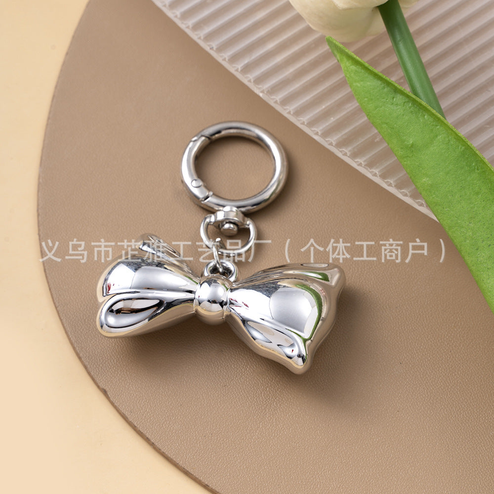 Wholesale Metal Bow Keychain Light Luxury  Decoration