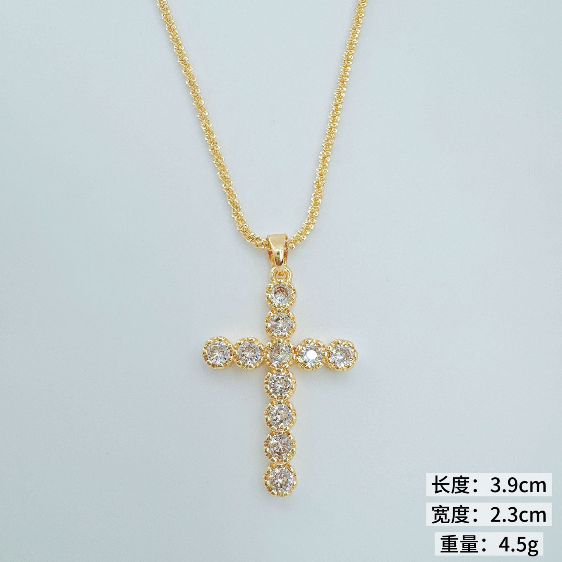 Wholesale European American Style Cross Pendant Necklace