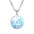 Wholesale Twelve constellation simple alloy pendant necklace