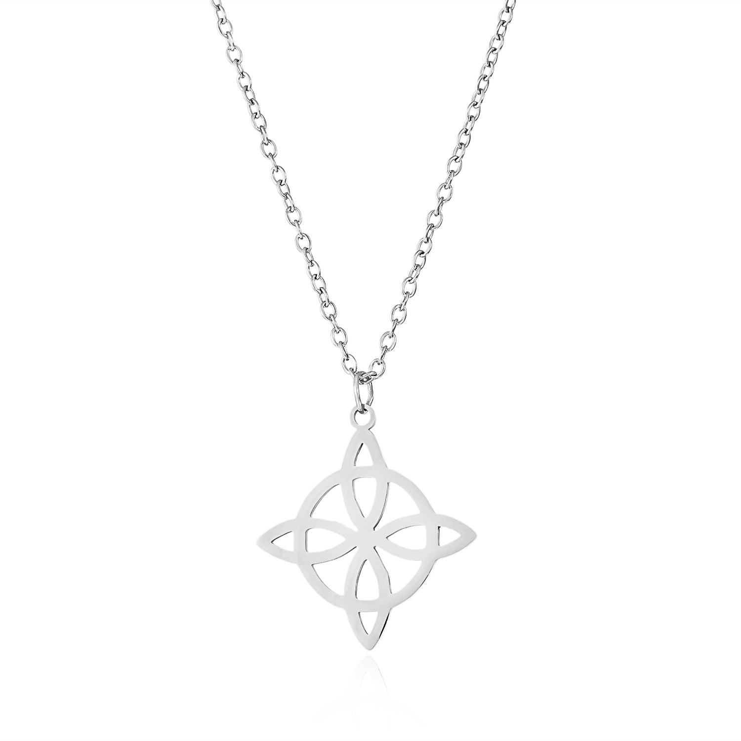 Wholesale  stainless steel Irish Celtic knot necklace