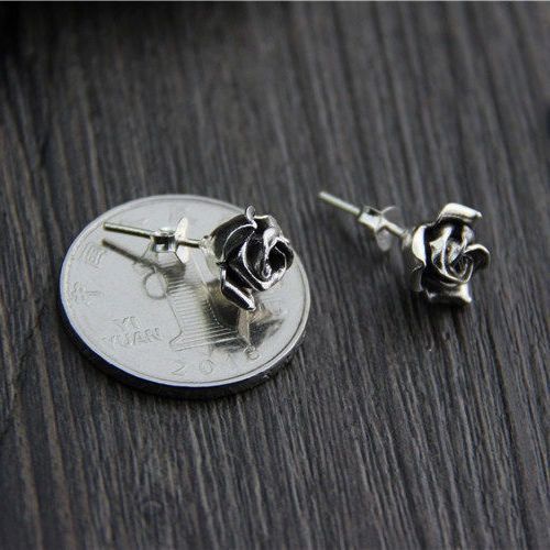 Wholesale  retro personality rose earrings