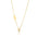Wholesale retro style 18K gold plated titanium steel combination necklace