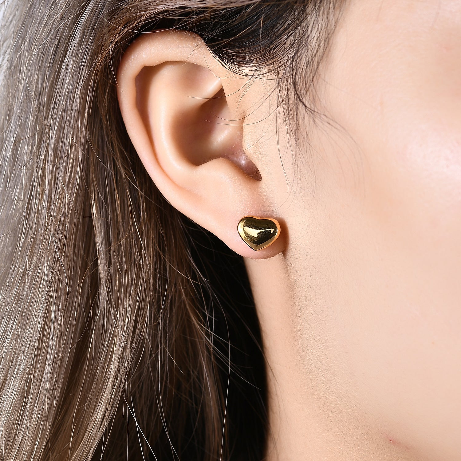 Wholesale Love Necklace Earrings Bracelet Titanium Steel Set 304 Stainless Steel ACC-NE-ZhongZhe002