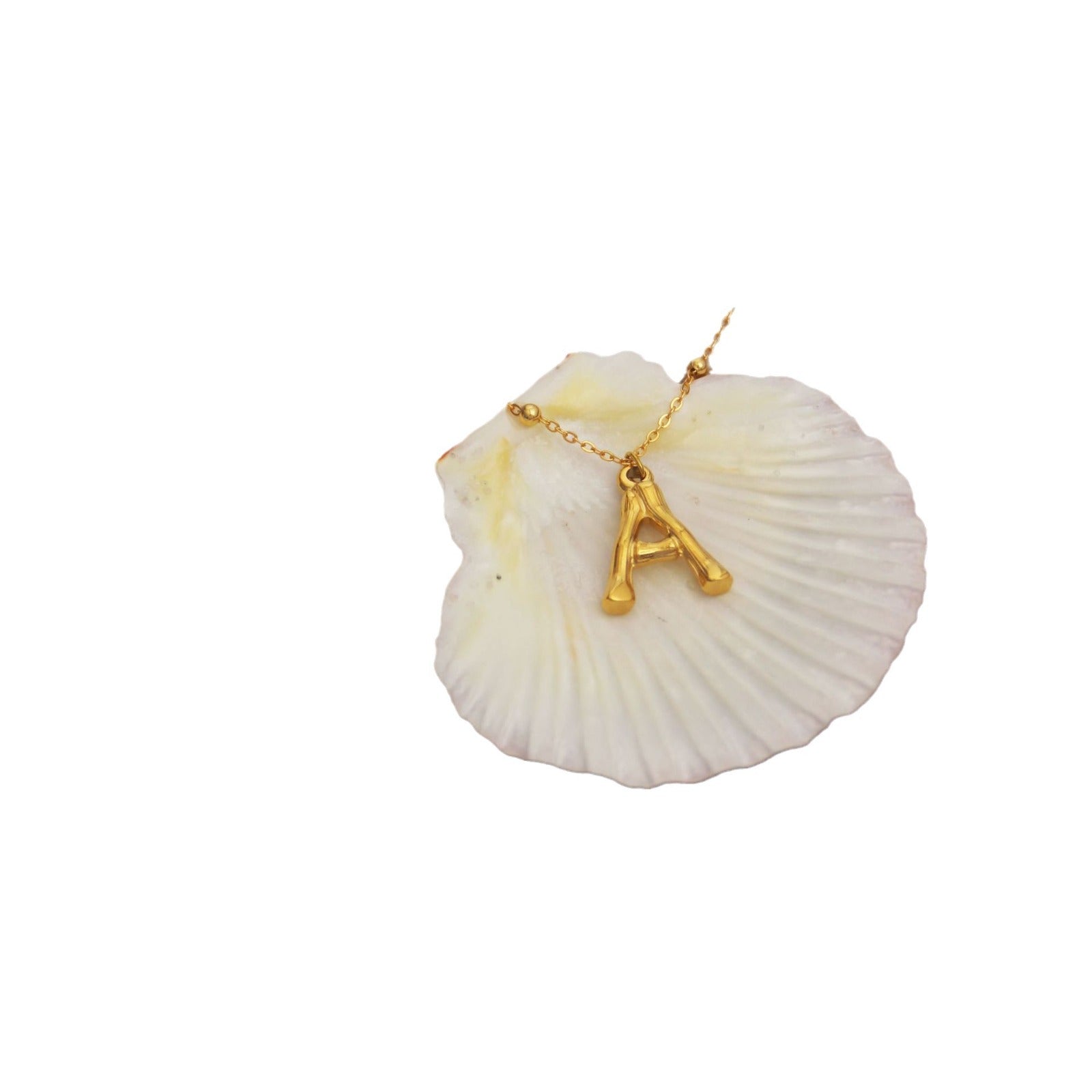 Wholesale Ocean Series Necklace 18k Gold Plated Necklace Conch Starfish Necklace Titanium Steel Necklace ACC-NE-Minx001