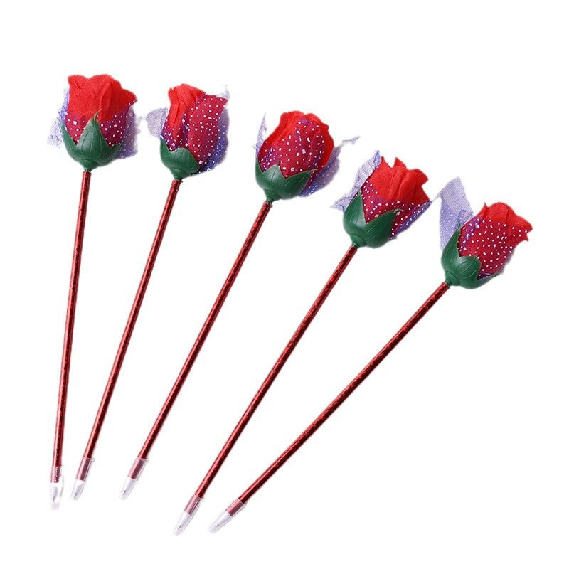 Wholesale Rose ballpoint pen flower signature pen
