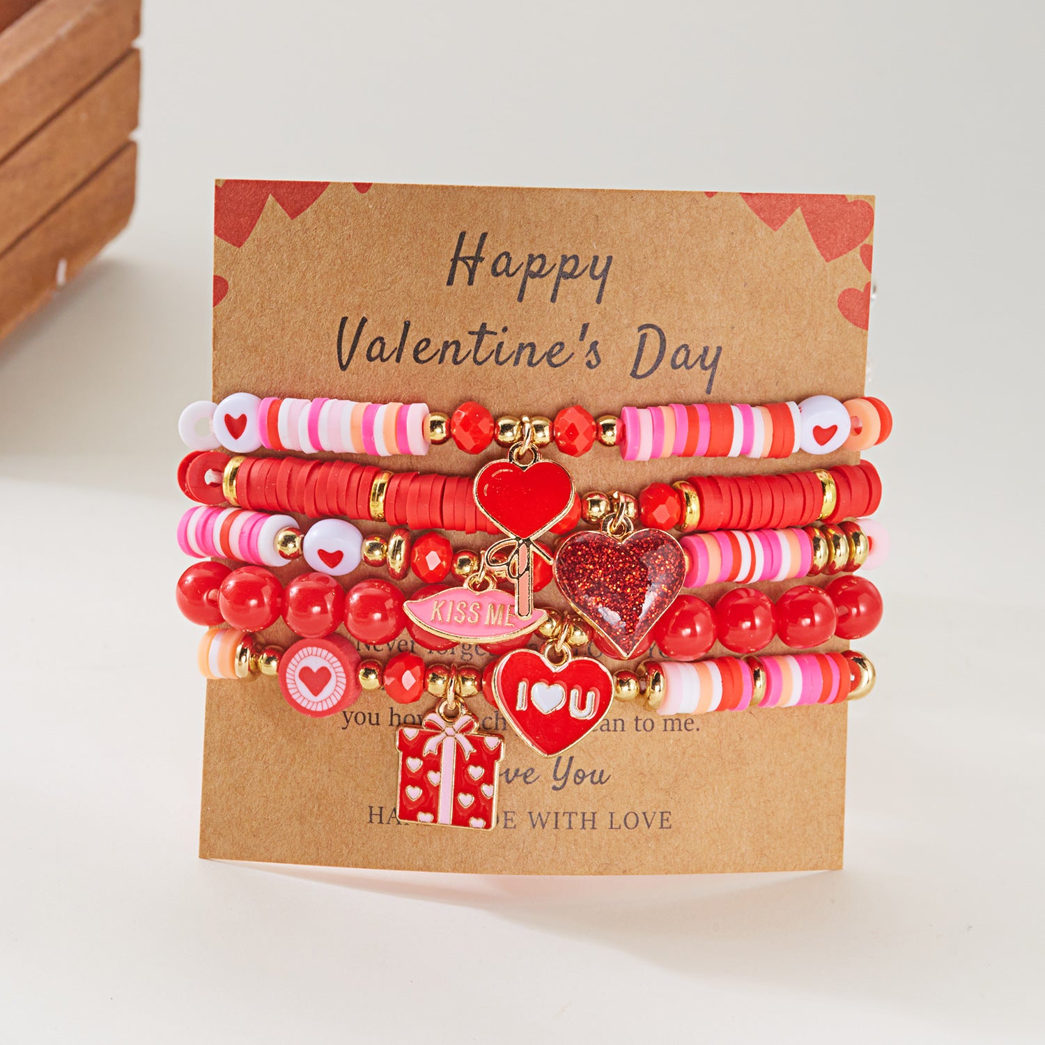 Wholesale Valentine' s Day Love Bracelet Set