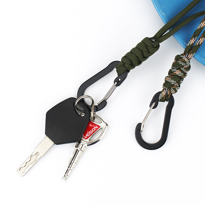 Wholesale multi-functional keychain mountaineering hook keychain