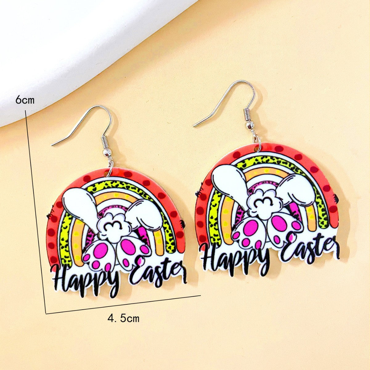 Wholesale Easter Cartoon Cute Bunny Earrings