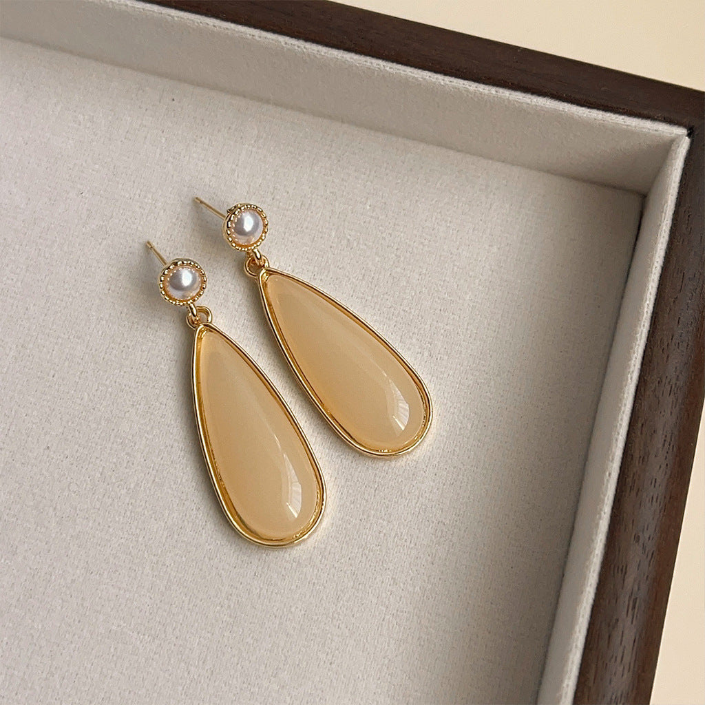 Wholesale Retro Vintage Maillard Cute Acrylic Earrings