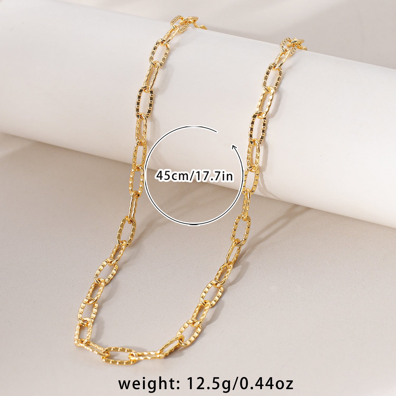 Wholesale All-match Pin Chain 18K True Gold Chain