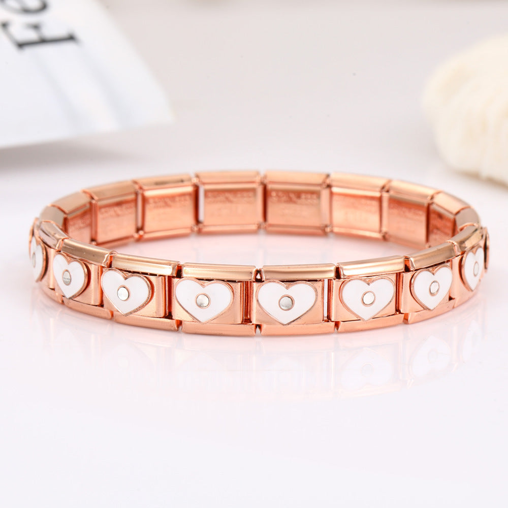 Wholesale 10pcs Italian Charm Bracelet 9mm DIY Splicing Removable Cocktail Series Stainless Steel Composable Bracelet
