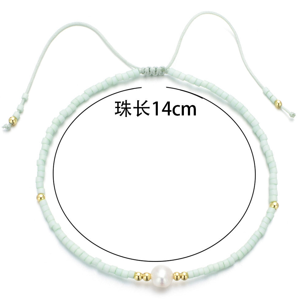 Bracelet perlé naturel de style bohème en gros