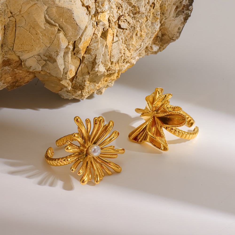 Wholesale Stainless steel ring niche and high-end sense fireworks