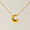 Wholesale  titanium steel smooth bubble letter necklace