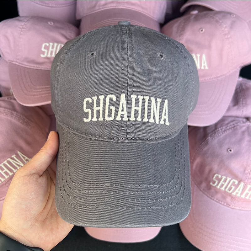 Wholesale Dried Rose Pink Letters Embroidered Baseball Cap ACC-HT-Yizhan003