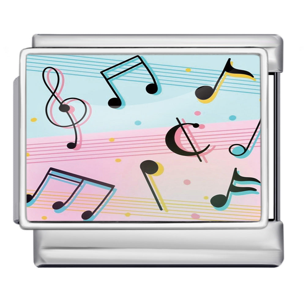 Wholesale  Italian Charm Bracelet 9mm DIY image printingCreative Stainless Steel Composable Bracelet